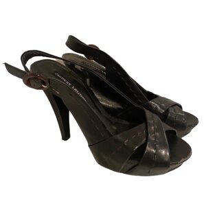 Chinese Laundry Leather Platform Pump